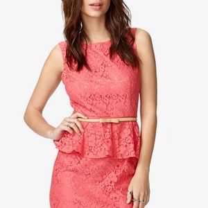 Forever 21 Coral lace dress